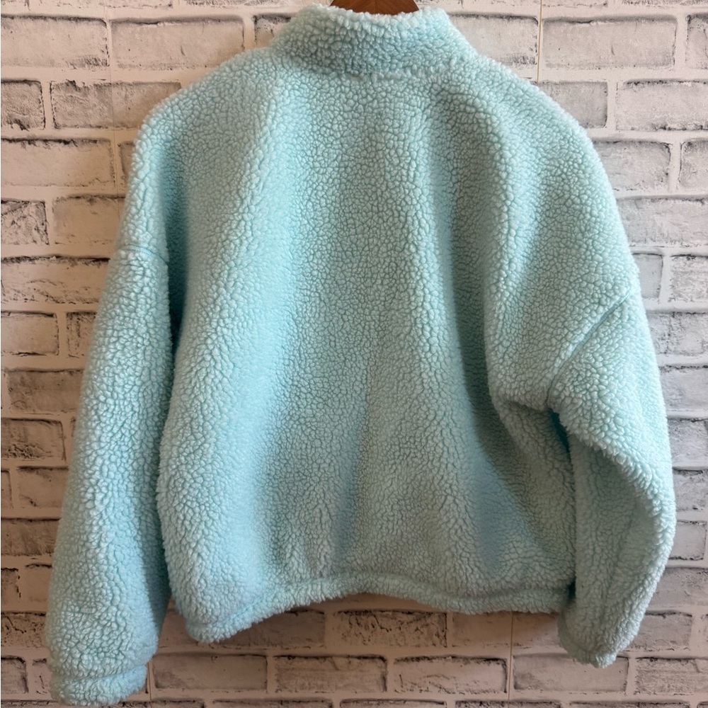 NWT! Girl’s DSG shoreside blue cozy fleece Sherpa full zip jacket XL - Picture 2 of 5